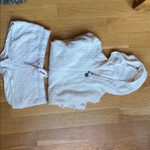 Tan crochet set by Roxy!